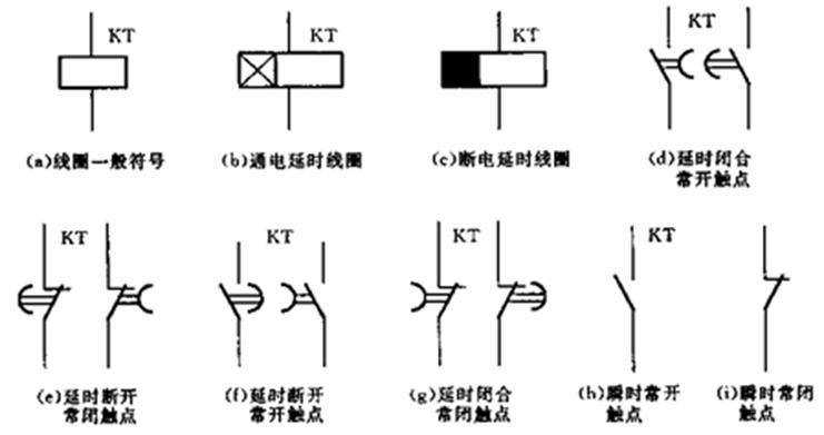 继电器电气符号